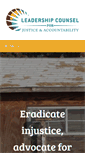 Mobile Screenshot of leadershipcounsel.org